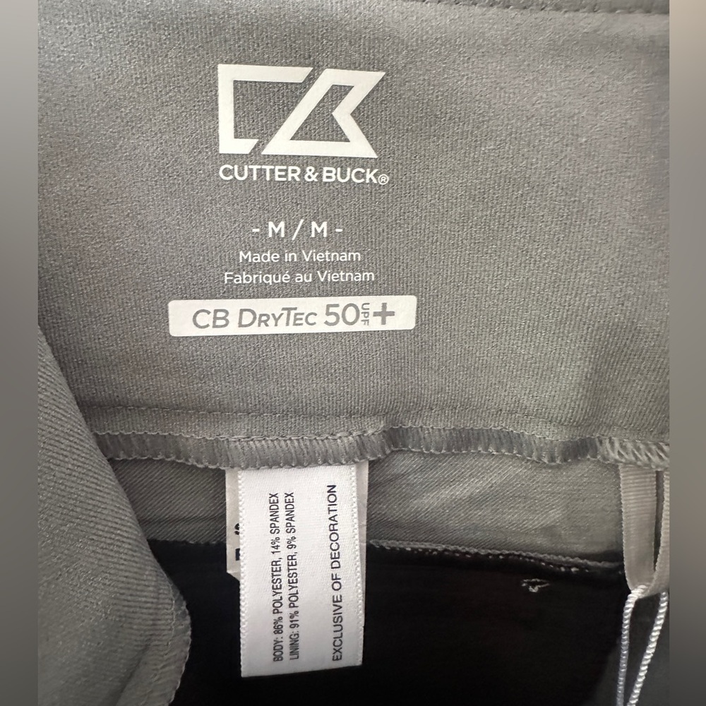 Cutter & Buck CB DryTec 50+ Golf Shorts Women’s Medium Gray Stretch NWT - Picture 7 of 7